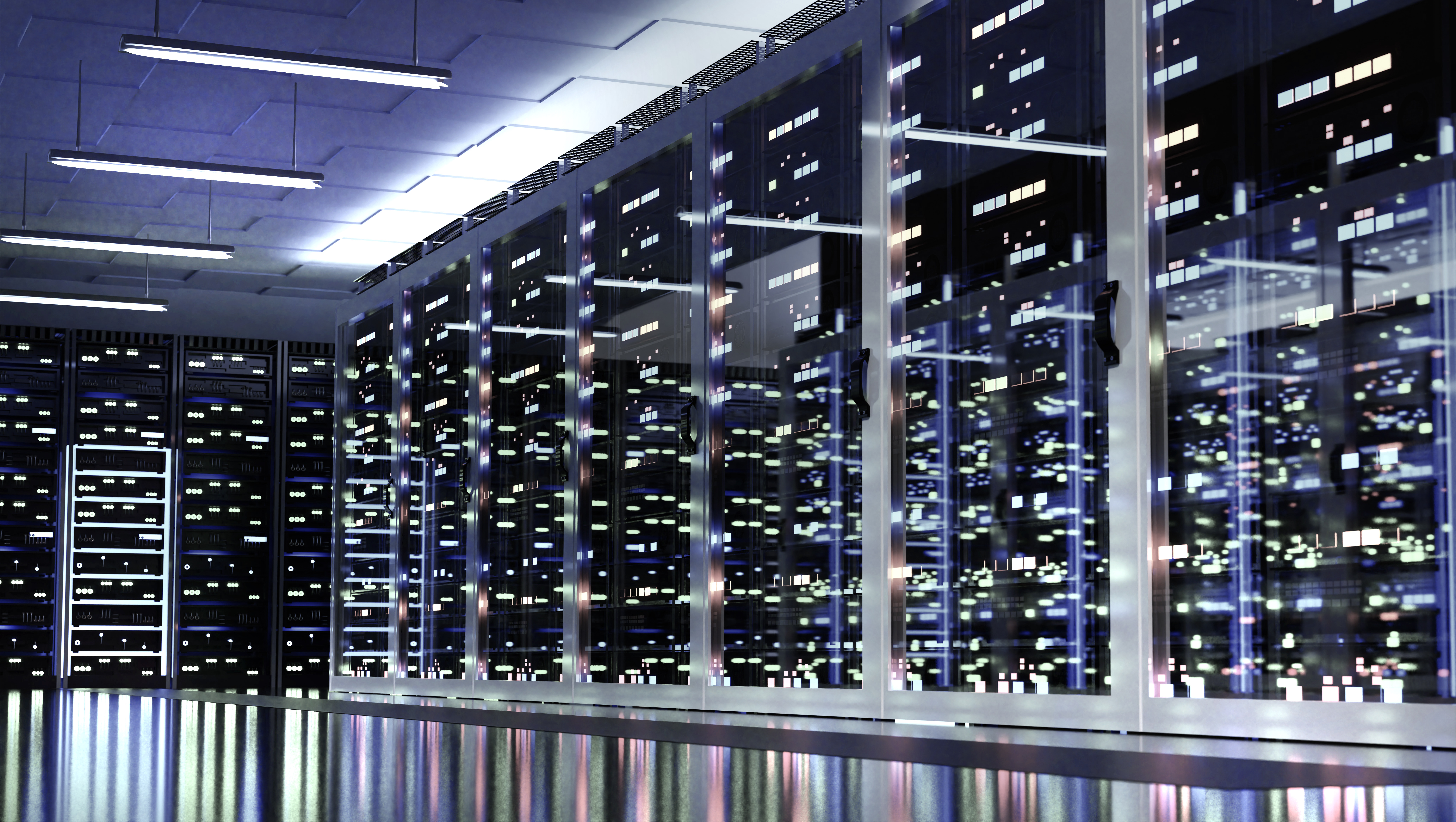 Graphic of server Room